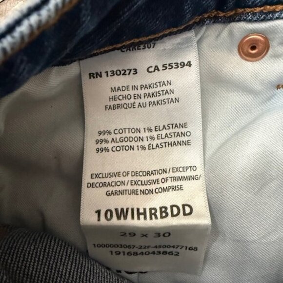 Wrangler Westward 626 High Rise Bootcut Blue Denim Jeans Size 29/30 NWT - Picture 4 of 5